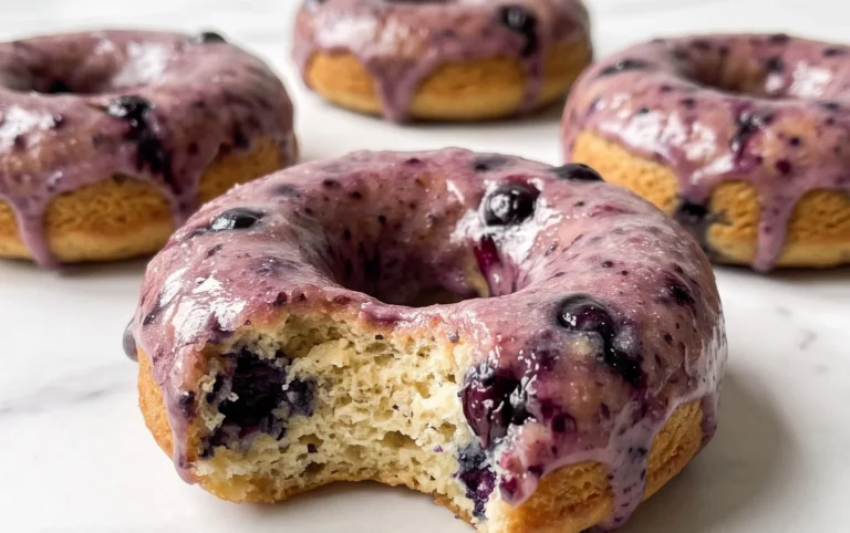 Blueberry Cake Donuts