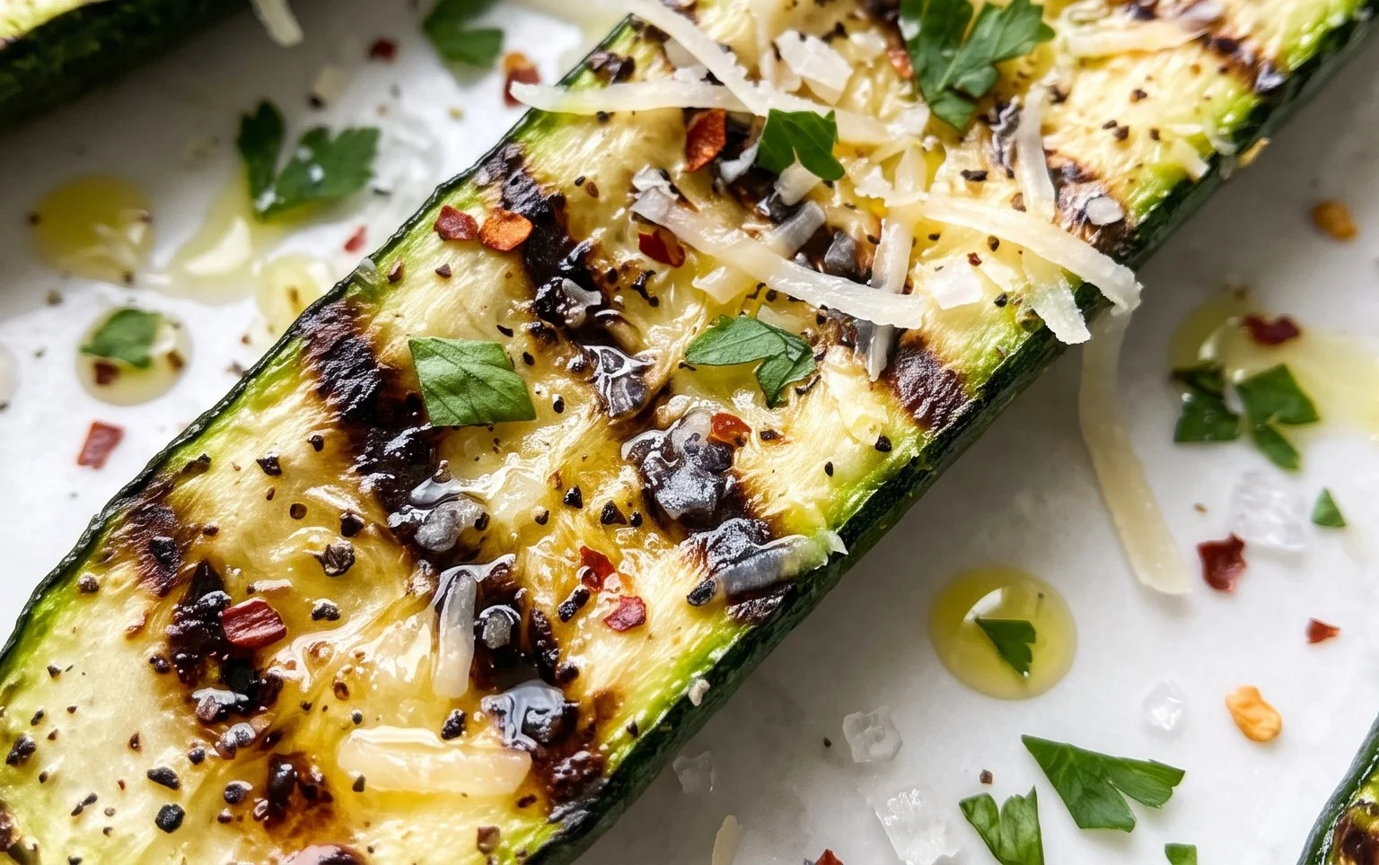 Grilled Zucchini with Parmesan
