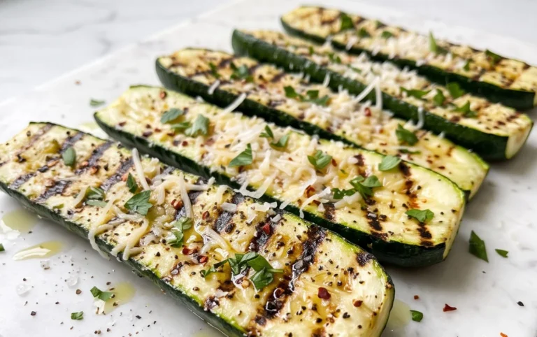 Grilled Zucchini with Parmesan
