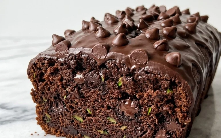 Double Dark Chocolate Zucchini Bread