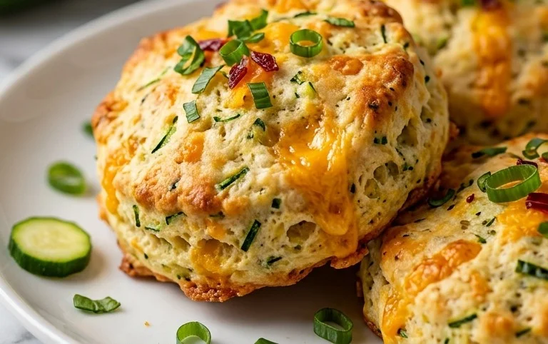 Zucchini Cheddar Biscuits