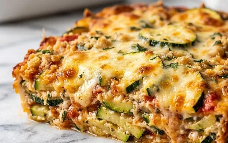 Cheesy Baked Zucchini Casserole