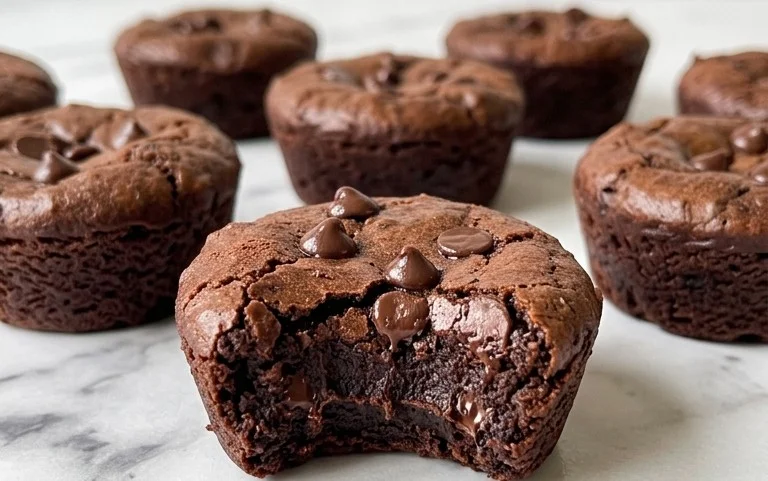 Chocolate Black Bean Brownie Bites