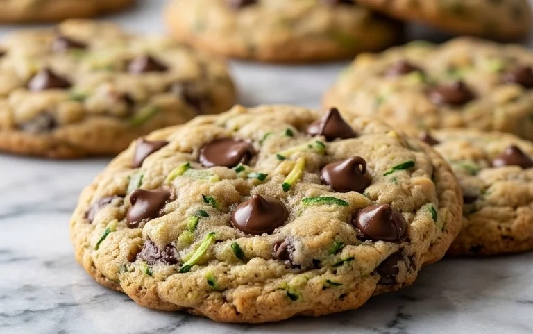 Soft Zucchini Cookies with Chocolate Chips