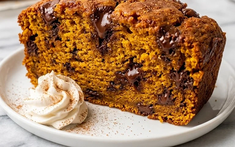 Pumpkin Chip Banana Bread