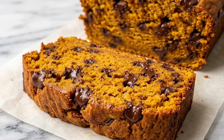 Pumpkin Chip Banana Bread