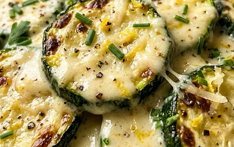 Creamy Parmesan Zucchini