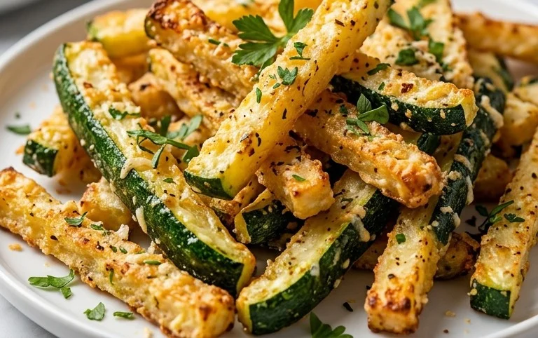 Baked Parmesan Zucchini Fries