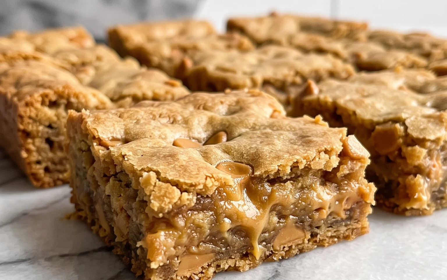 Chewy Butterscotch Zucchini Blondies