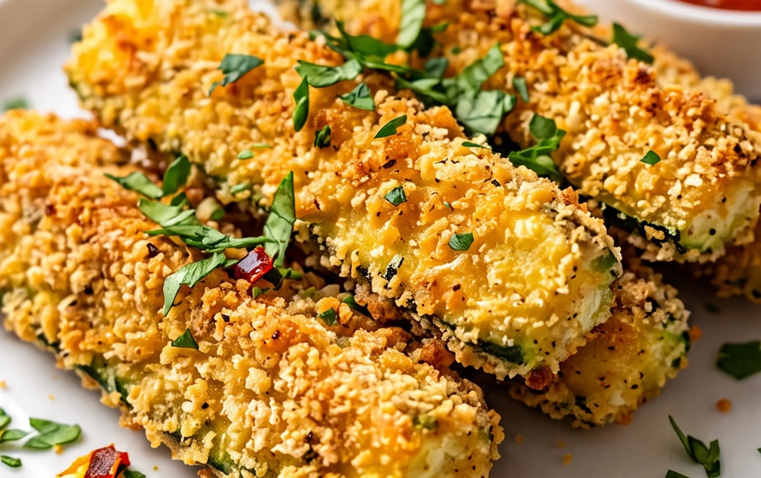 Baked Zucchini Sticks (Oven or Air Fryer)
