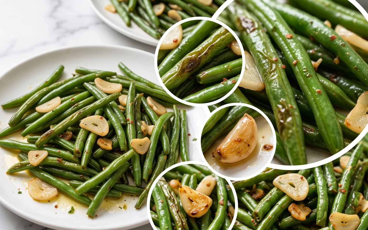 Sautéed Green Beans Recipe with Garlic